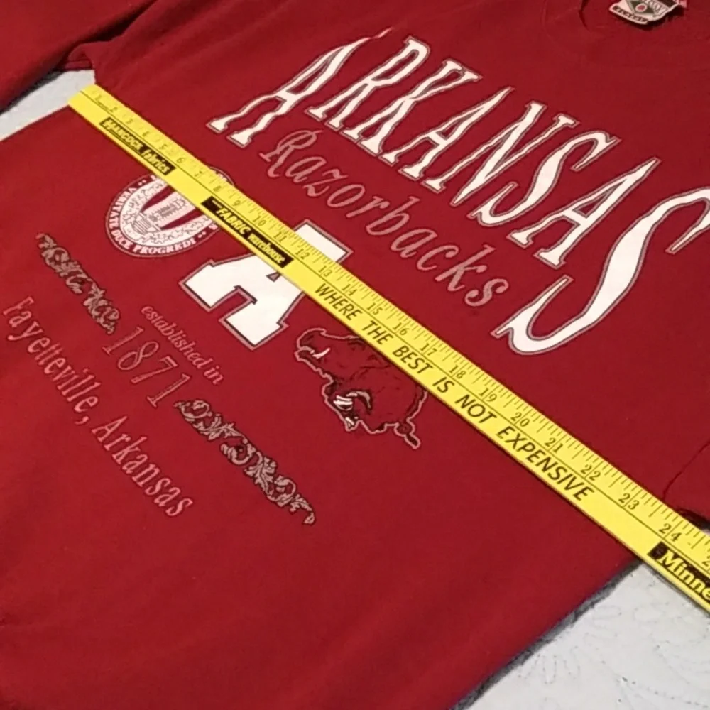 Arkansas Razorbacks crew neck sweatshirt - Picture 3 of 5